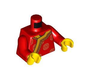 LEGO Man Im Traditional Chinese Outfit Minifig Torso 76382 Brick