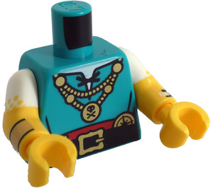 Lego Minifig Torso Pirate Quartermaster Brick Owl Lego