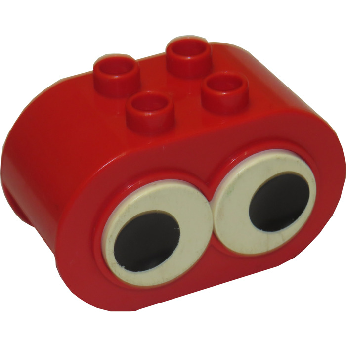 Duplo Brick X X Rounded Ends With Two Adjustable Eyes Brick Owl