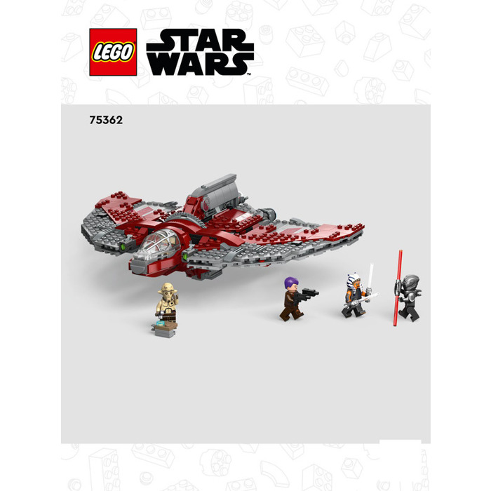 Lego Ahsoka Tano S T Jedi Shuttle Set Instructions Set Brick