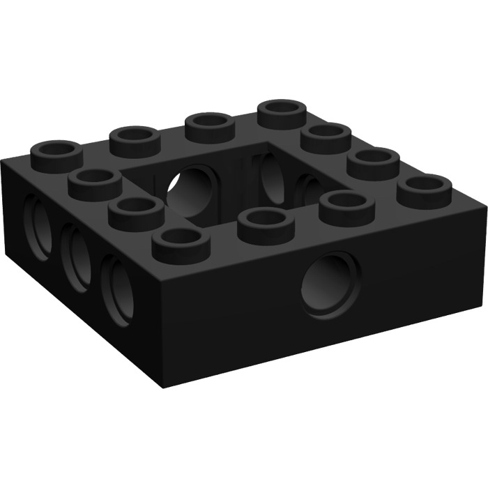 Lego Black Brick X With Open Center X Brick Owl