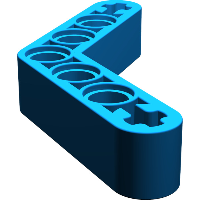 Lego Blue Beam Bent Degrees And Holes Brick