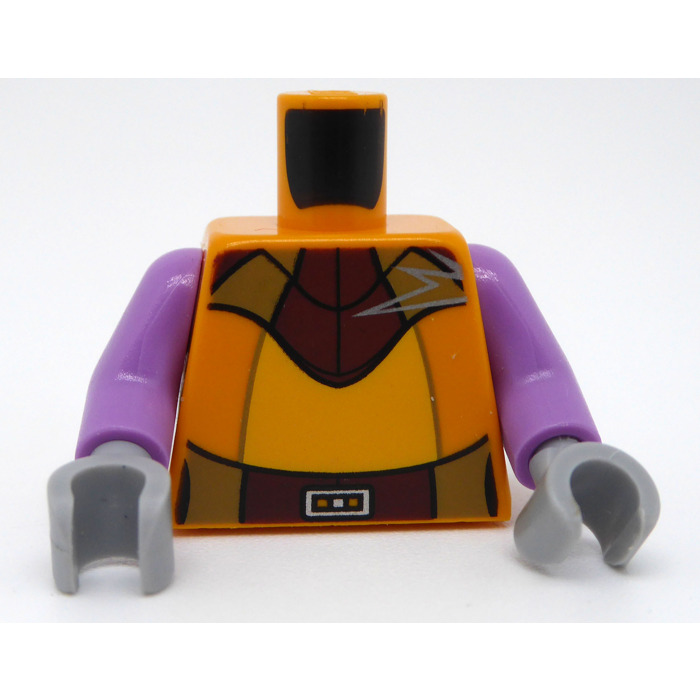 Lego Bright Light Orange Zeb Orrelios Minifig Torso Brick Owl