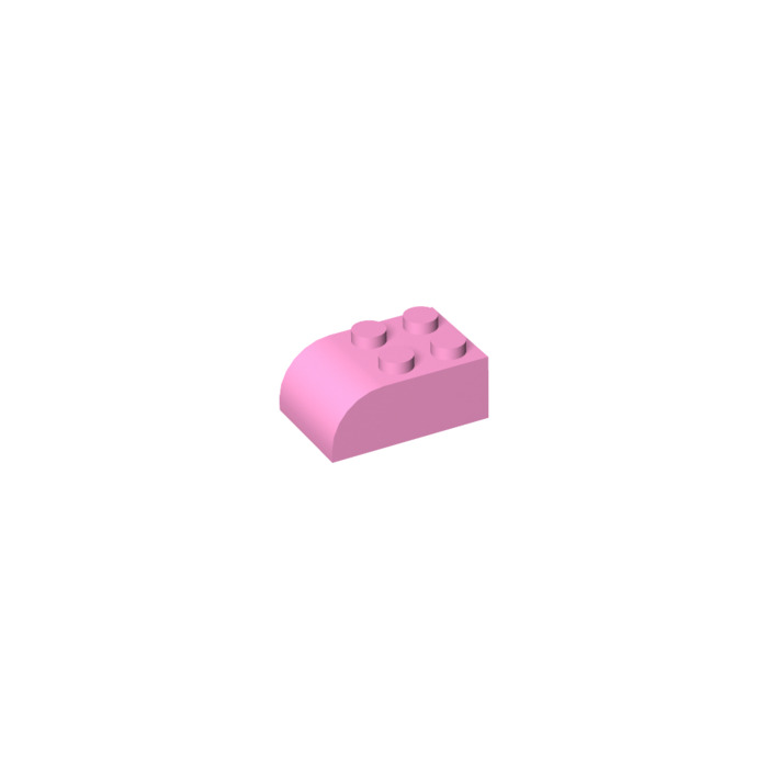 Lego Bright Pink Slope Brick X With Curved Top Brick Owl