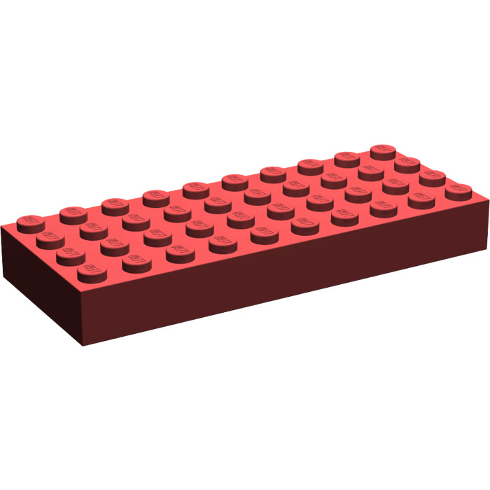 LEGO Dark Red Brick 4 X 10 6212 Brick Owl LEGO Marketplace