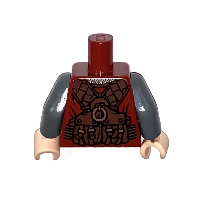 Lego Dark Red Gimli Torso Brick Owl Lego Marketplace