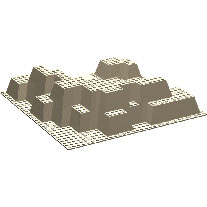 Lego Dark Tan Baseplate X Canyon Plate Brick Owl Lego