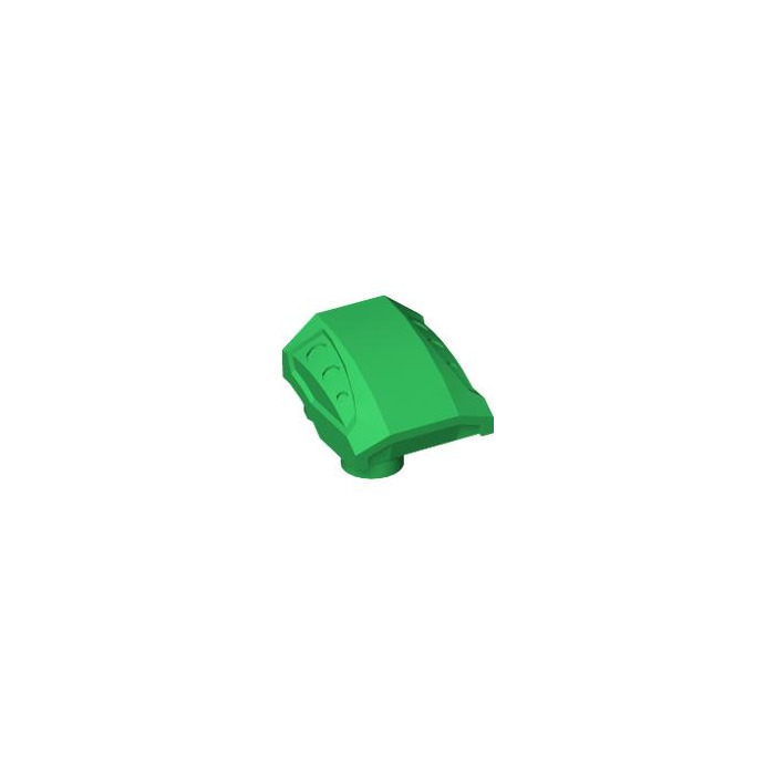 LEGO Green Slope 1 X 2 X 2 Curved With Dimples 44675 Brick Owl