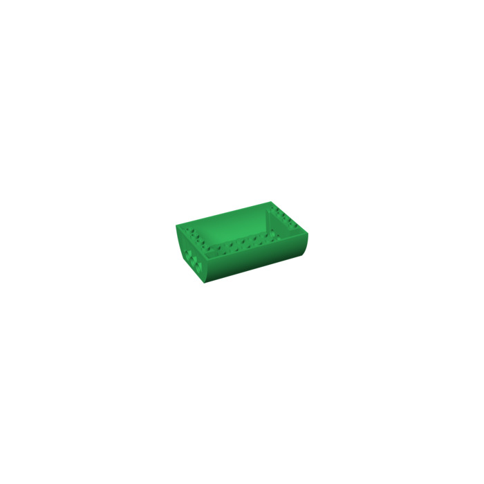 Lego Green Slope X X Curved Inverted Double Brick Owl