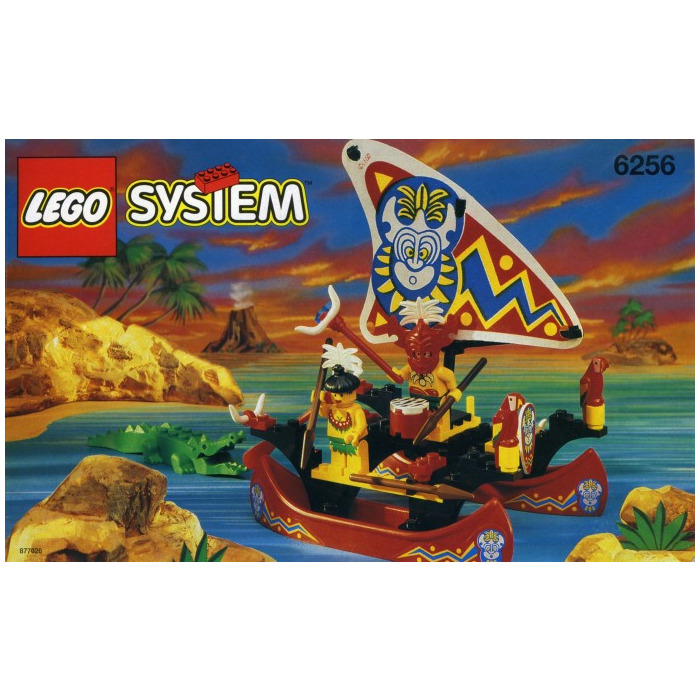 LEGO Boat Canoe 4 x 16 (6021) Comes In | Brick Owl - LEGO Marketplace