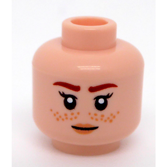 Lego Light Flesh Susan Bones Minifigure Head Recessed Solid Stud