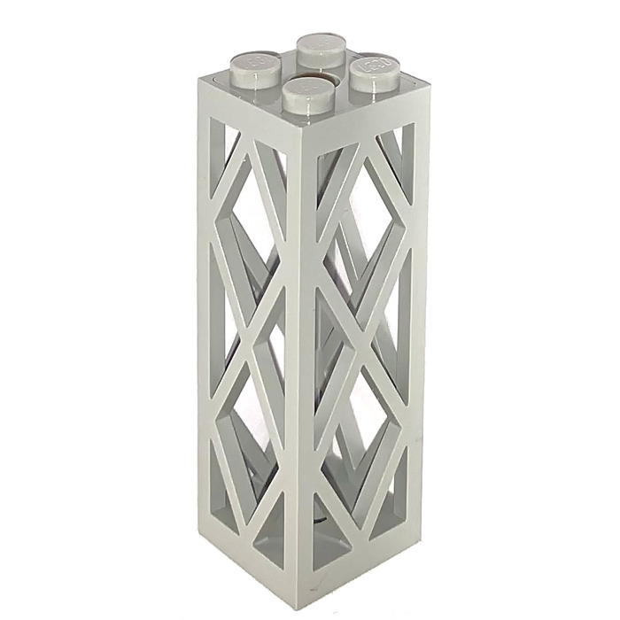 Lego Light Gray Support X X Lattice Pillar Complete Brick Owl