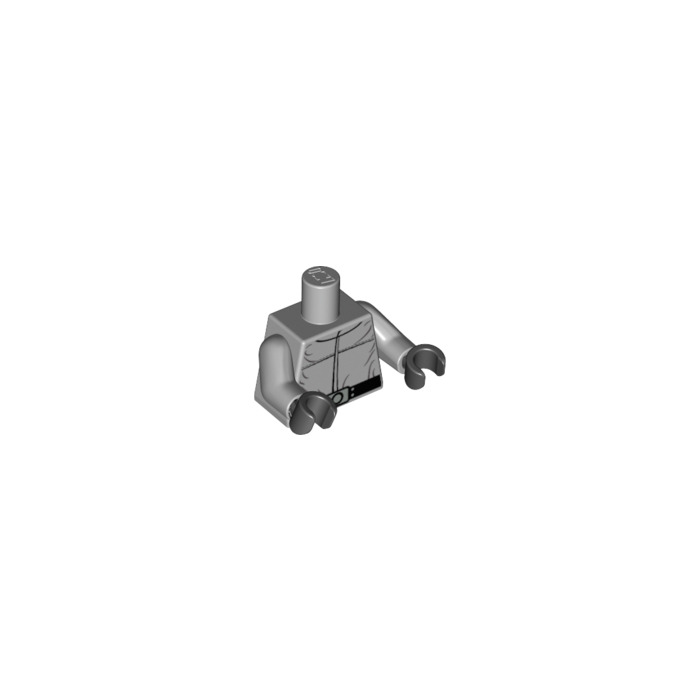 LEGO Medium Stone Gray Imperial AT ST Pilot Torso 973 76382