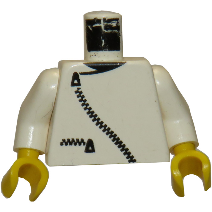 Lego Minifig Torso With Zippered Jacket Brick Owl Lego