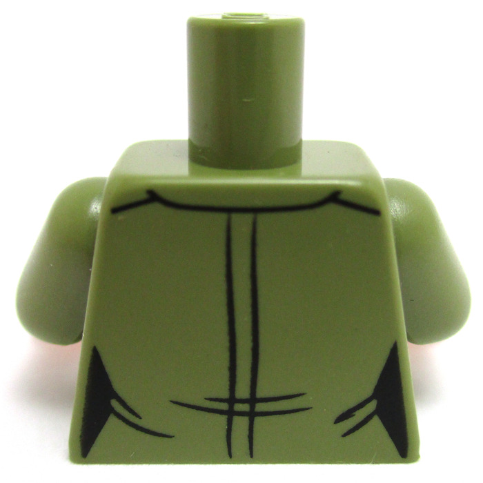 LEGO Olive Green Claire Dearing Minifig Torso 973 76382 Brick Owl