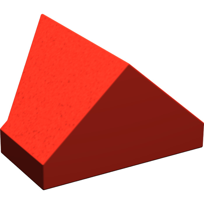 Lego Red Slope X Double Inverted With Open Bottom