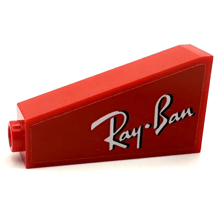 Lego Red Slope X X With Ray Ban Right Sticker With Hollow