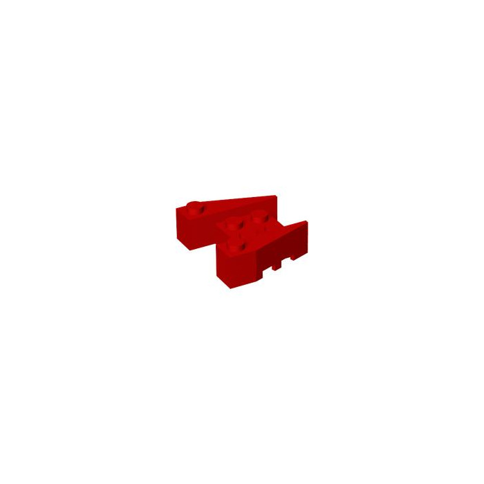 LEGO Red Wedge Brick 3 X 4 With Stud Notches 50373 Brick Owl LEGO