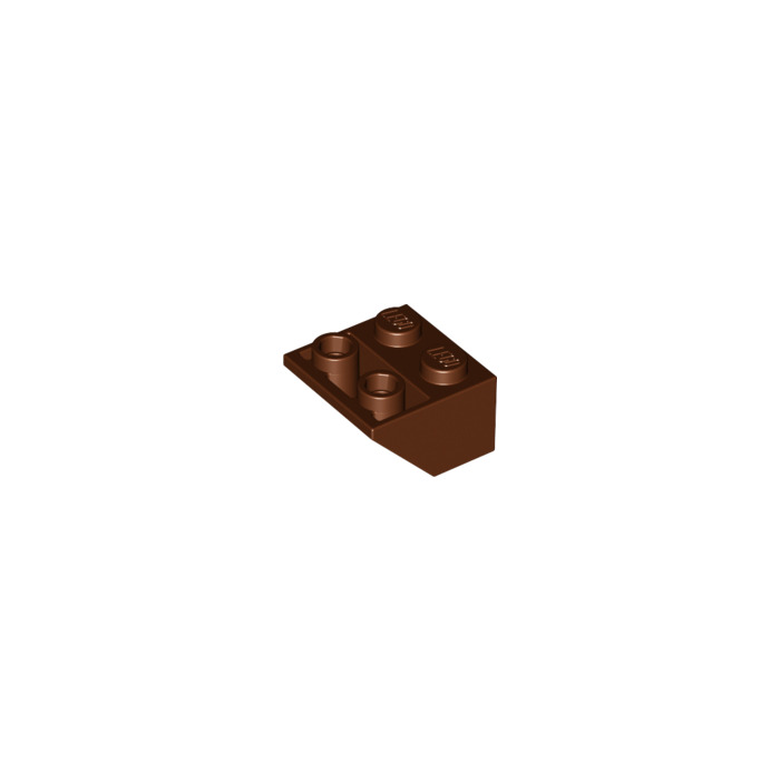 Lego Reddish Brown Slope X Inverted With Flat Spacer