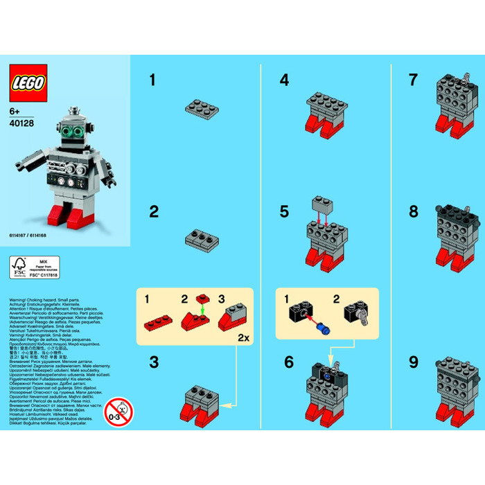 LEGO Robot Set 40128 1 Instructions Brick Owl LEGO Marketplace