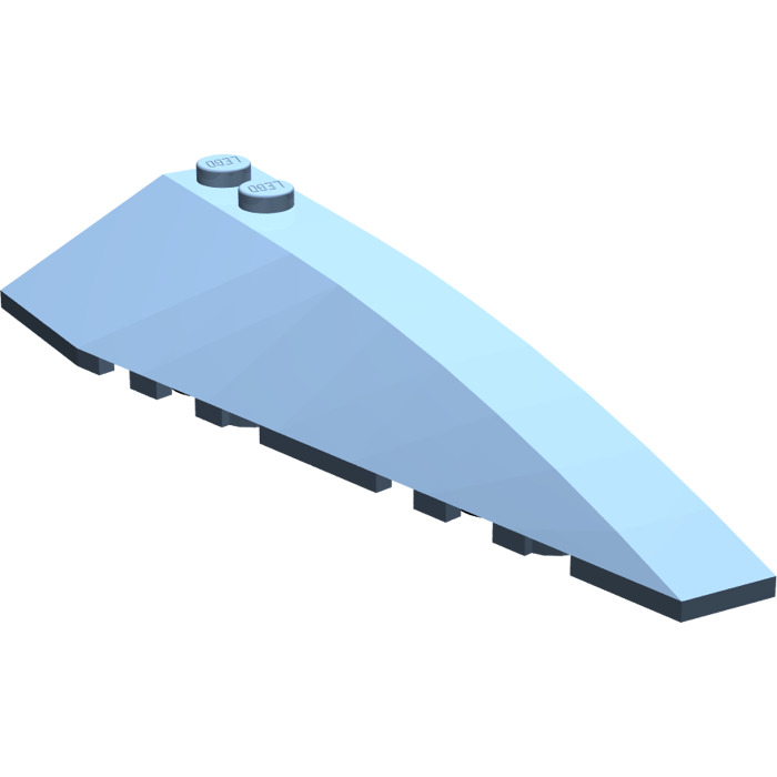 Lego Sand Blue Wedge X X Double Rounded Right Brick