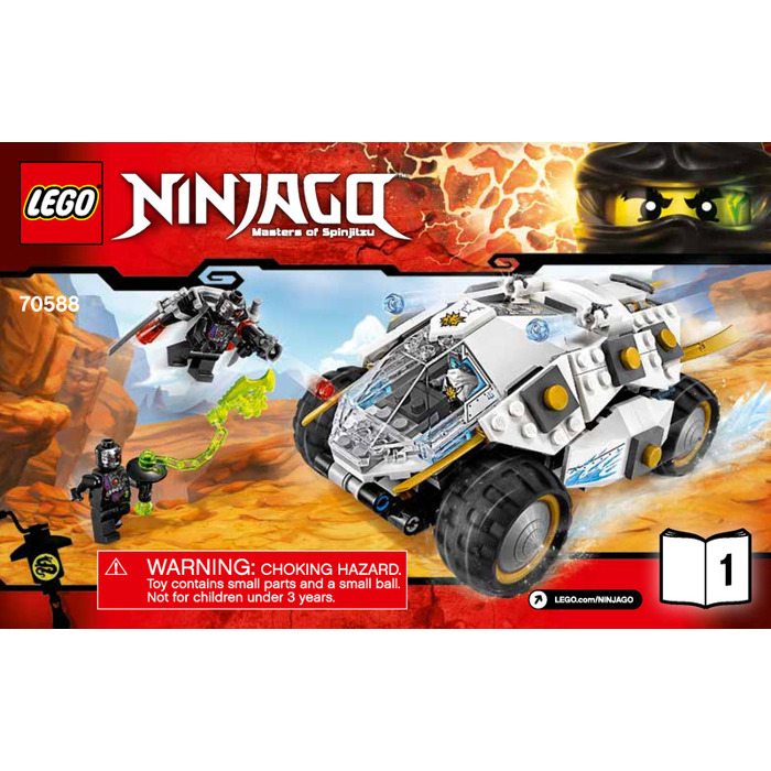 lego set tumbler LEGO Set Instructions Titanium  Ninja 70588  Brick Tumbler