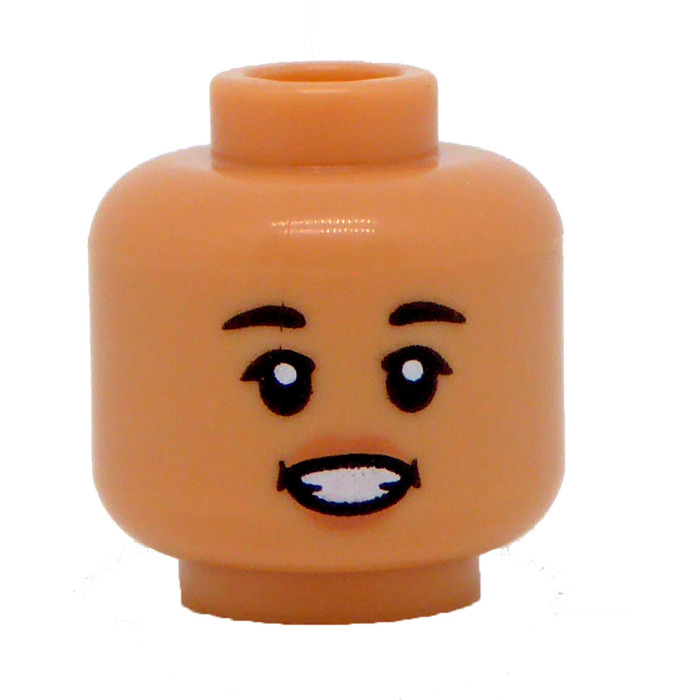 LEGO Warm Tan Sam Kerr Minifigure Head Safety Stud 3274 104648