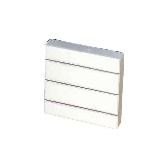 Lego Tile X With Three Gray Lines Sticker With Groove