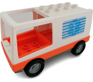 Duplo Ambulance with Orange Base (without door) (75078)