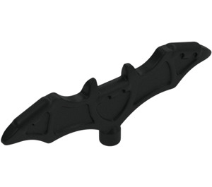 Duplo Noir Bat-a-Rang avec Handgrips sur Ailes (16701)