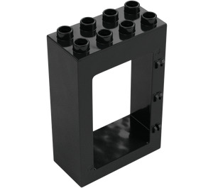 Duplo Black Door Frame 2 x 4 x 5 (92094)