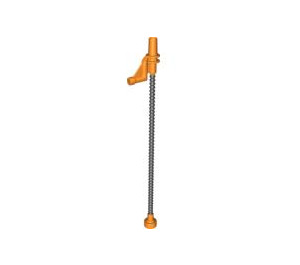 Duplo Sort Ild Slange med orange Ends (6425)