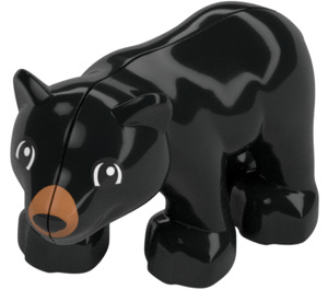 Duplo Svart Grizzly Björn Cub (19015)