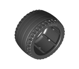 Duplo Black Low Profile Tyre Ø46 (85345)