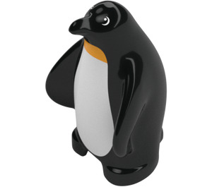 Duplo Black Penguin with Orange Collar (55504)