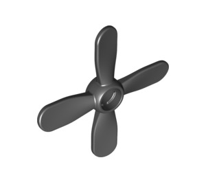 Duplo Black Propeller with 4 Blades (13609)