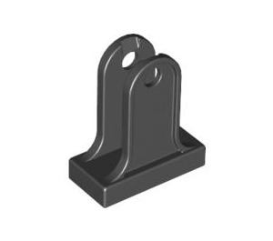 Duplo Black Ship Wheel Holder (4657)