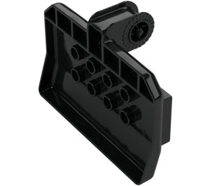 Duplo Zwart Schop Dozer 7m met B-Connector (25551)