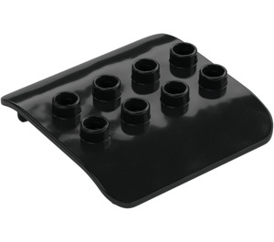 Duplo Black Train Roof with Hinge (35734)