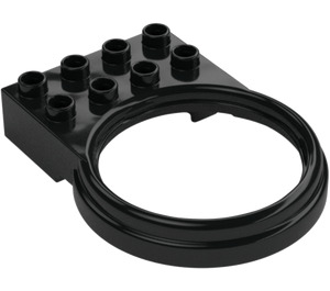 Duplo Black Tube Holder Vertical (42029)