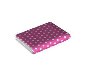 Duplo Couverture (8 x 10cm) avec Blanc Dots (29988 / 33751)