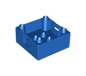 Duplo Modrá Box s Rukojeť 4 x 4 x 1.5 (18016 / 47423)