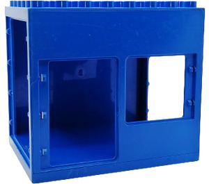 Duplo Blue Building Block 6 x 8 x 6 with Door and Window