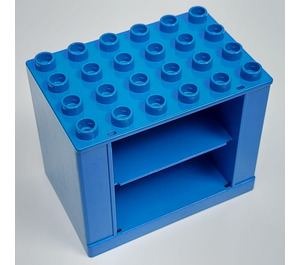 Duplo Blauw Cabinet 4 x 6 x 4 (10502 / 31371)