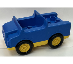 Duplo Blau Auto mit Gelb Basis