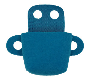 Duplo Azul Tela Mochila