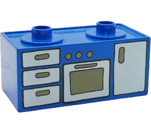 Duplo Modrá Cooker s Drawers (4907 / 42782)