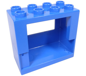 Duplo Blauw Deur Kader 2 x 4 x 3 voor Halve Deur