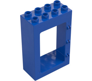 Duplo Blue Door Frame 2 x 4 x 5 (92094)