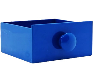 Duplo Blue Drawer (Round Handle) (31323)